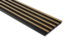VZORKA - Vodotesný lamelový panel (pět lamel) - DUB PRÍRODNÝ, 135 x 120 x 12 mm