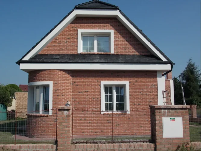 Cihlový obklad, Z BETONU, Holland Brick GRANADA 303, červená, 210 x 60 mm, tloušťka 10 - 15 mm, 1 m2