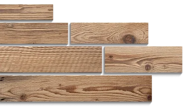 Obkladový panel z recyklovaného dreva