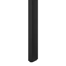 Otočné volně stojící lamely, ČERNÁ, 30 x 70 x 2750 mm, MDF + FINISH FOLIE
