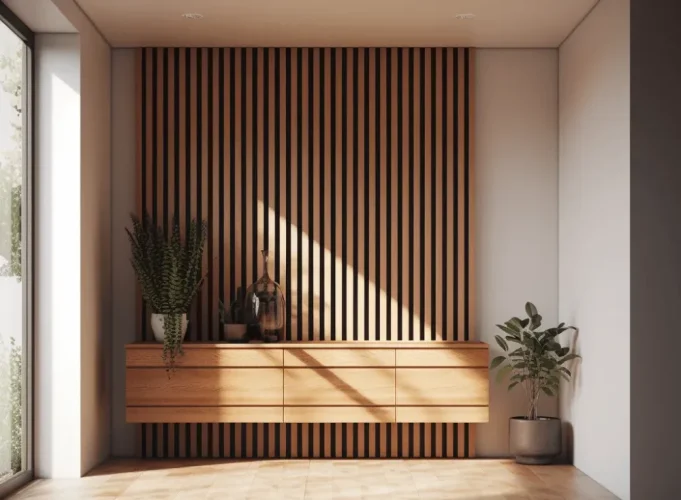 Realizace dubových lamel, které jsou odolné proti poškrábání