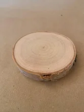 Drevené koliesko z brezy - stredné (priemer 9-11 cm)