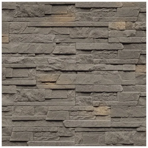 Kamenný obklad, Z BETONU, OVIEDO 3, tmavě šedá, 110 x 520 mm, tloušťka 10 - 24 mm, 0.51 m2
