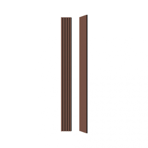 Dřevěná lamela ACOUSTIC LINE - terracote / černá
