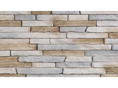 Betonový obklad, Z BETONU, SIERRA 4, světlá, 80 x 550 mm, tloušťka 12-32 mm, 0.40 m2