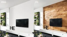 Betonový obklad, Z BETONU, TIMBER 1, hnědá, 530 x 117 mm, tloušťka 12-28 mm, 0.43 m2