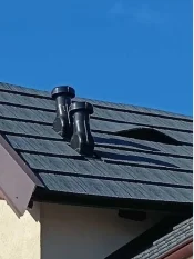 Ventilačná prechodka pre plastové krytiny EUREKO - odvetrávací komplet