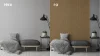 Dřevěné lamely ÚZKÉ na ČERNÉ desce (MDF), EVROPSKÝ DUB, CPL PREMIUM, 24 x 300 x 2750 mm (0,825 m2)