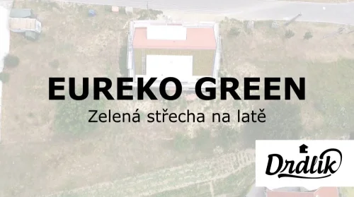 Záběr z dronu: Zelená střecha EUREKO GREEN v celé své kráse