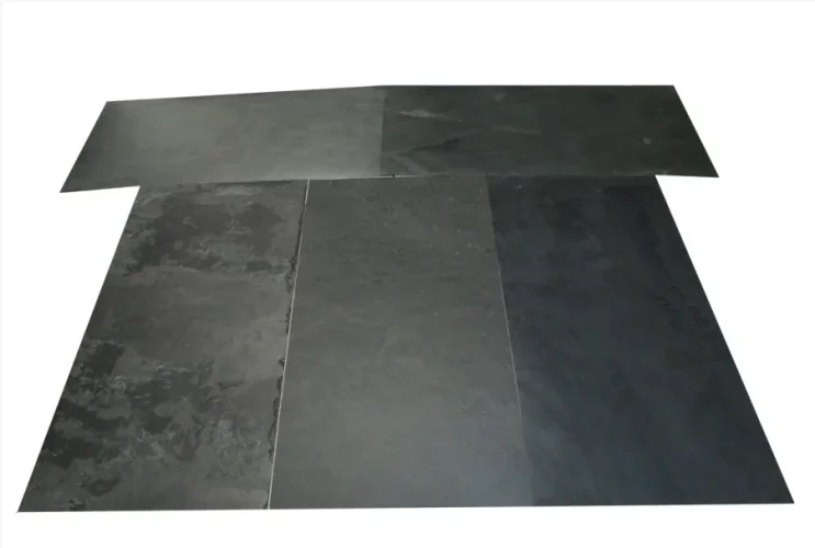 Kamenná dýha - Black Slate, 1220 x 3050 x 3 mm