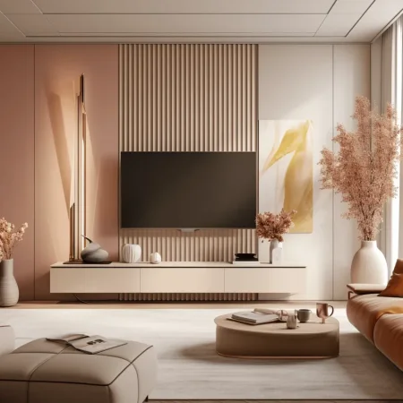 Vzhled obkladového panelu z pevného polymeru vhodného do interiéru i do exteriéru