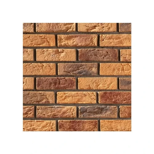 Cihlový obklad, ROH, Z BETONU, COUNTRY 715, oranžovohnědá, 80 - 190 x 62 mm, tloušťka 14-17 mm, 0.48 m2