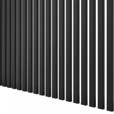 Černé lamely - minimalistický design 