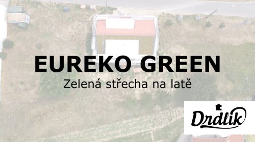 Záběr z dronu: Zelená střecha EUREKO GREEN v celé své kráse