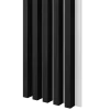 Dřevěné lamely ŠIROKÉ na BÍLÉ desce (MDF), ČERNÝ DUB, 46 x 300 x 2750 mm (0,825 m2)