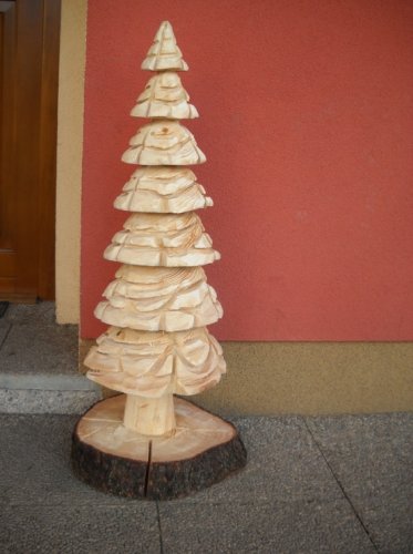 Stromeček dřevořezba 100 cm