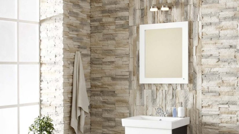 Betonový obklad, Z BETONU, NEPAL 1, světlá, tloušťka 12-24 mm, 0.46 m2