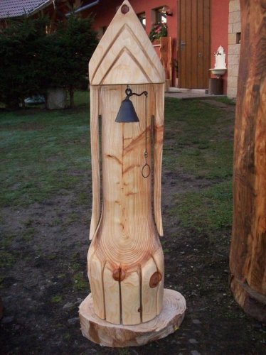 Zvonička 29 dřevořezba 100 cm