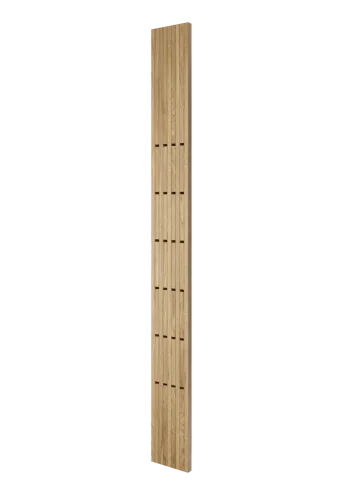 Lamelový věšák - 285 x 2750 x 46 mm, (MDF), DUBOVÁ DÝHA