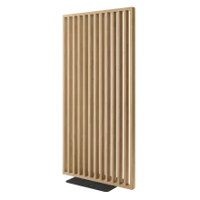 Dělící lamelová stěna s podstavcem - volně stojící, 990 x 2005 mm, (MDF), DUB PŘÍRODNÍ