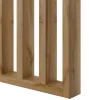 Deliaca lamelová stena s podstavcom - voľne stojaca, 990 x 2005 mm, (MDF), DUB WOTAN