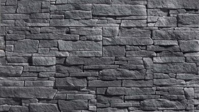 Betonový obklad, Z BETONU, MEXICANA 3 - graphite, šedá, tloušťka 10-30 mm, 0.5 m2