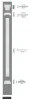 Pilaster - 345 x 407 x 95 mm