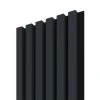 Akustický panel ACOUSTIC LINE - navy blue | černá, 2650 x 245 x 22 mm, lamely MDF + FINISH FOLIE, akustický podklad FILC