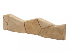 Sádrový obklad, ZE SÁDRY, NANGA 1, zakládací obklad, světle hnědá, 440 x 110 mm, tloušťka 12-30 mm, 0.59 m2