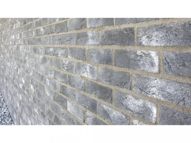 Cihlový obklad, Z BETONU, COUNTRY 672, šedá, 205 x 62 mm, tloušťka 14-17 mm, 1 m2