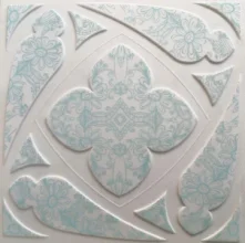Stropní kazety moderní design - DAISY ZELENÁ , 495 x 495 x 3 mm