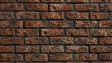 Cihlový obklad, Z BETONU, RUSTIK 540, červená, 210 x 60 mm, tloušťka 10-18 mm, 1 m2