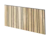 Lamelový panel HAARLEM - DUBOVÁ DÝHA, 600 x 300 x 11 mm, ČERNÝ MDF PANEL