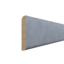 Stropní lišta - TMAVĚ ŠEDÁ, 2800 x 45 x 8 mm