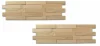 H MINI WOOD, DUB PRÍRODNÝ, 5 radov, brúsené lamely - balenie obsahuje 2 kusy panelov (650 x 190 mm)