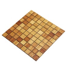 VZOREK - IROKO mozaika 2D - do koupelny a kuchyně 30 x 30 mm - rozměr vzorku: 100 x 100 mm