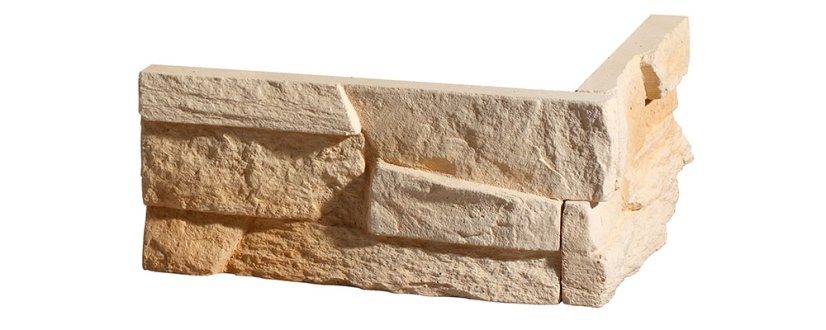 Betonový obklad, ROH, Z BETONU, NEPAL 2, světlá, tloušťka 12-24 mm, 0.43 m2