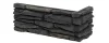 Betónový obklad, ROH, Z BETÓNU, CALIFORNIA 2 - grey, sivá, 117 - 360 x 150 mm, hrúbka 12-33 mm, 0.43 m2