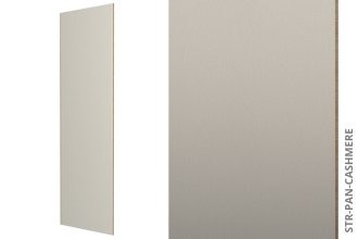 Systémový obkladový panel - BÉŽOVÁ, dřevotřísková deska, PVC finish fólie, 12 x 600 x 2800 mm