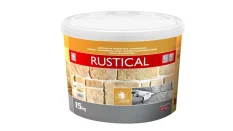 STEGU RUSTICAL hrubá spárovací hmota, interiér i exteriér, 15 kg, 3 barevné varianty - pro cihlové pásky, betonové obklady a kamenné obklady - hrubá spárovací malta