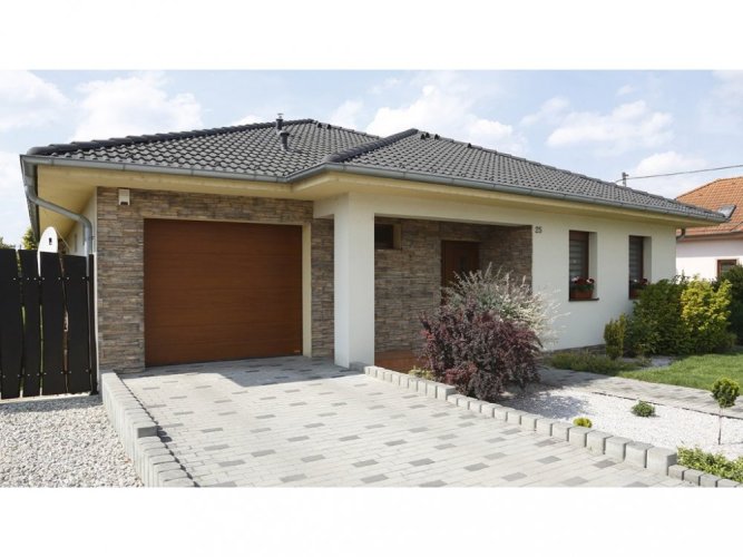 Betonový obklad, ROH, Z BETONU, GRENADA 1 - russet, hnědá, 325 x 150 mm, tloušťka 22-38 mm, 0.28 m2