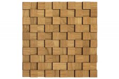 VZOREK - DUB 30 (30 x 30 mm) - NA SAMOLEPÍCÍM PODKLADU - rozměr vzorku: 90 x 90 mm