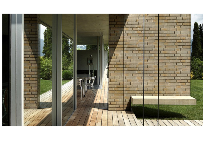 Betonový obklad, ROH, Z BETONU, MONSANTO 2, hnědošedá, 80 x 155 x 78 mm, tloušťka 7-26 mm, 0.35 m2