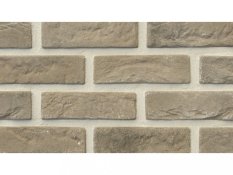 Cihlový obklad, Z BETONU, CAMBRIDGE 12, hnědošedá, 208 x 63 mm, tloušťka 12-18 mm, 0.91 m2