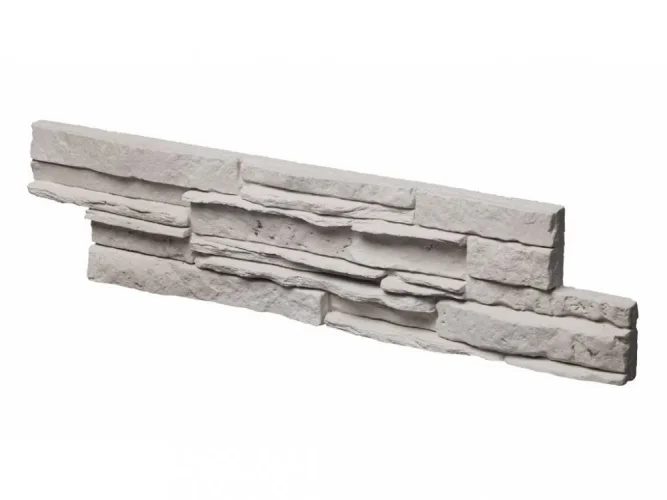 Betónový obklad, Z BETÓNU, KENYA 1, hnedosivá, 533 x 120 mm, hrúbka 16-33 mm, 0.40 m2