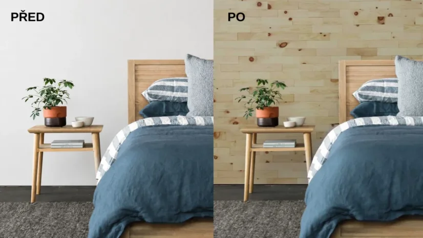 BOROVICA 200 (200 x 50 mm) - drevený obklad, lamela 3D - Povrchová úprava: Kartáčovaný - olejovaný