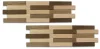 H MINI WOOD, DUB MIX FARIEB, 5 radov, brúsené lamely - balenie obsahuje 2 kusy panelov (650 x 190 mm)