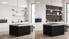 Cihlový obklad, Z BETONU, COUNTRY 741, tmavě šedá, 205 x 62 mm, tloušťka 14-17 mm, 1 m2