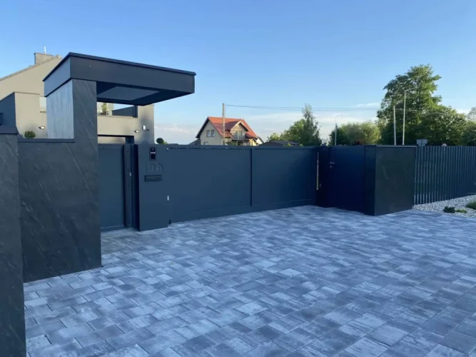 Kamenná dýha - Line Black, 1220 x 2800 x 3 mm