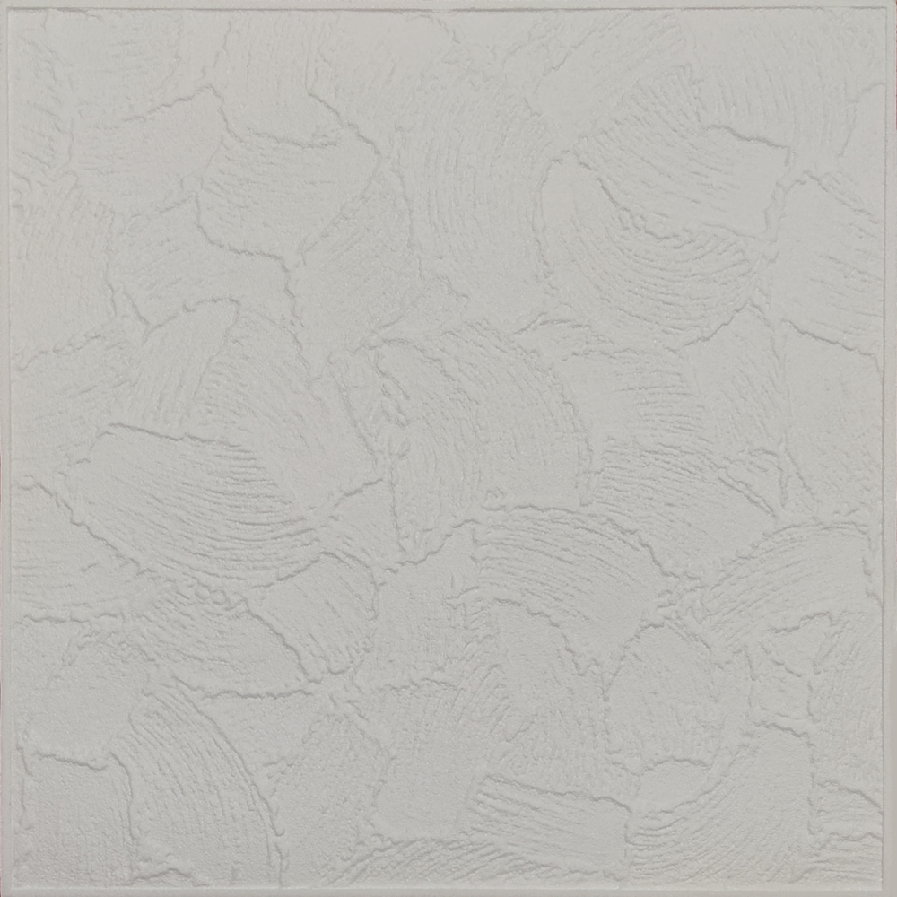 Stropní kazety pěněné bílé - KELLENPUTZ, 495 x 495 x 8 mm